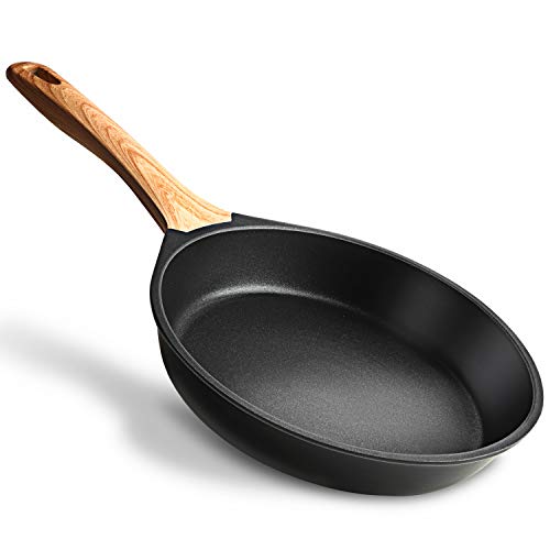 Nonstick Frying Pan Skillet with Silicone Lid 10 Inch Saute Pan Omelet
